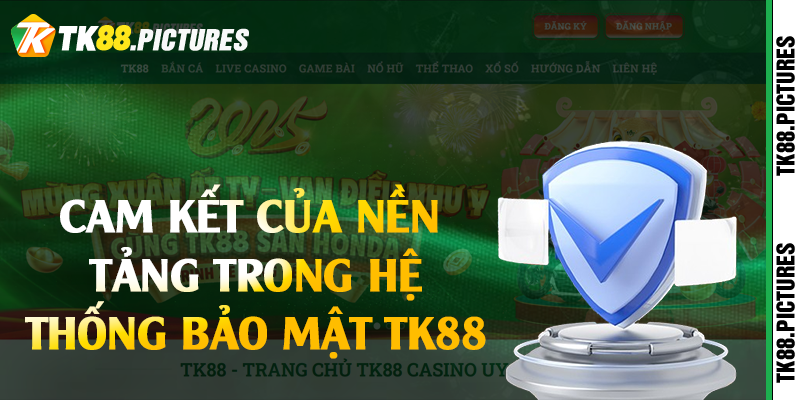 Cam kết của nền tảng trong hệ thống bảo mật TK88